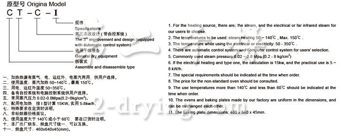 熱風(fēng)循環(huán)烘箱主要技術(shù)參數(shù)及有關(guān)說(shuō)明